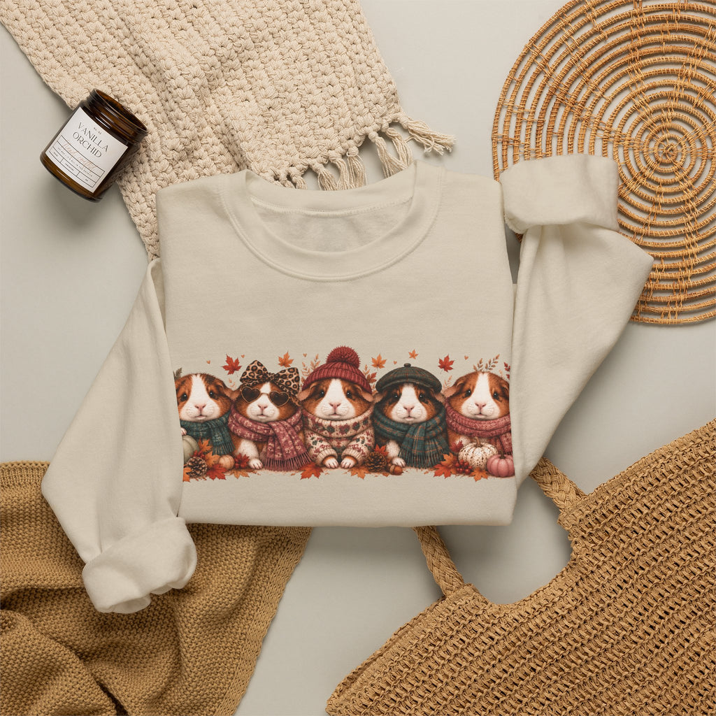 Guinea Pig Sweatshirt – Cozy Autumn Crewneck