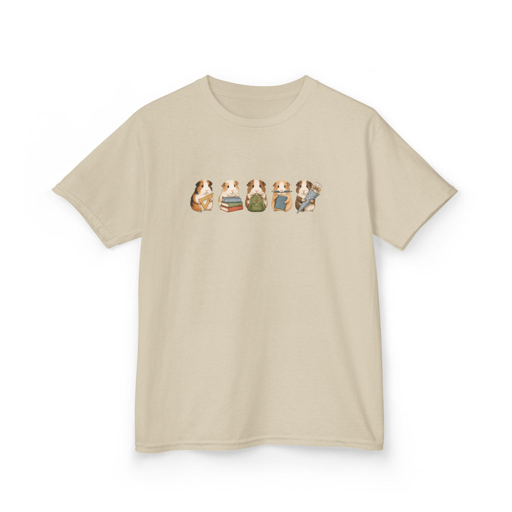 First Day of School Kids T-Shirt - Cute Guinea Pigs Back to School Shirt - First Day of School Gift for Boys and Girls