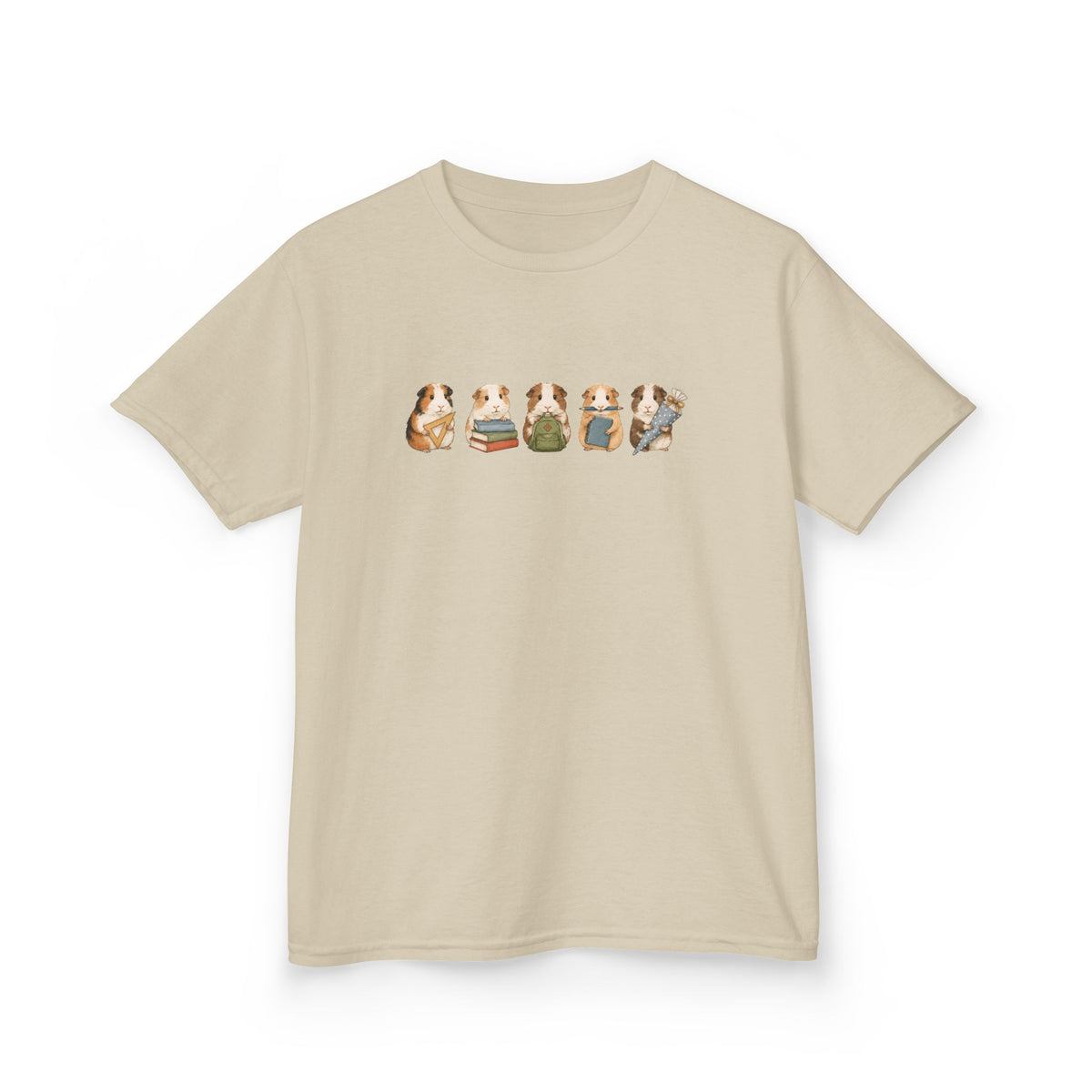 First Day of School Kids T-Shirt - Cute Guinea Pigs Back to School Shirt - First Day of School Gift for Boys and Girls