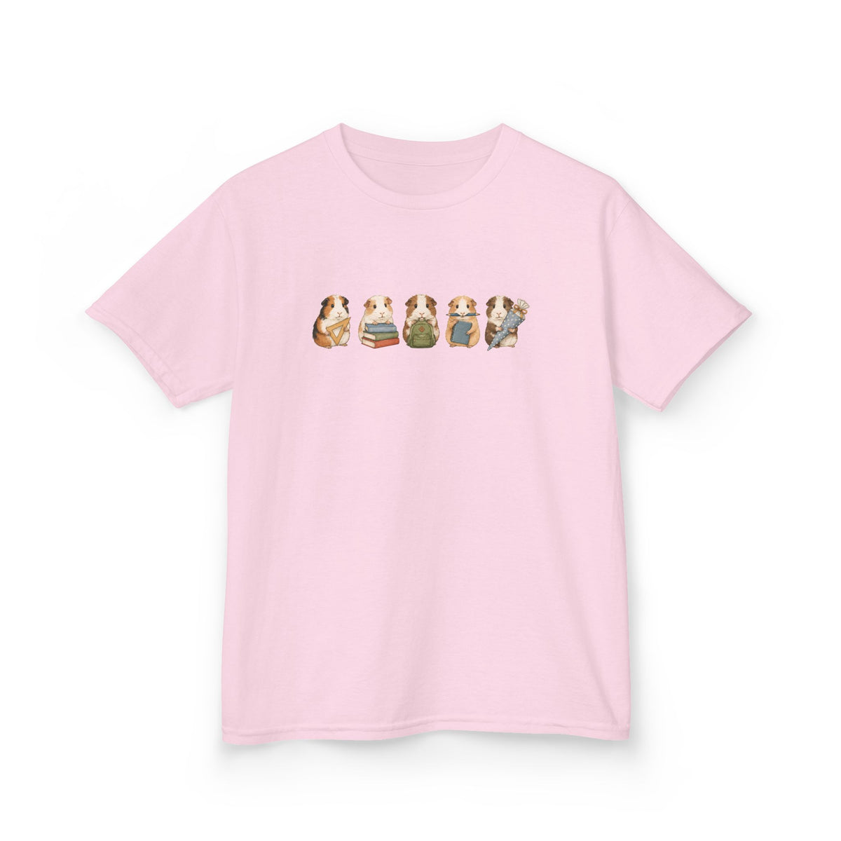 First Day of School Kids T-Shirt - Cute Guinea Pigs Back to School Shirt - First Day of School Gift for Boys and Girls