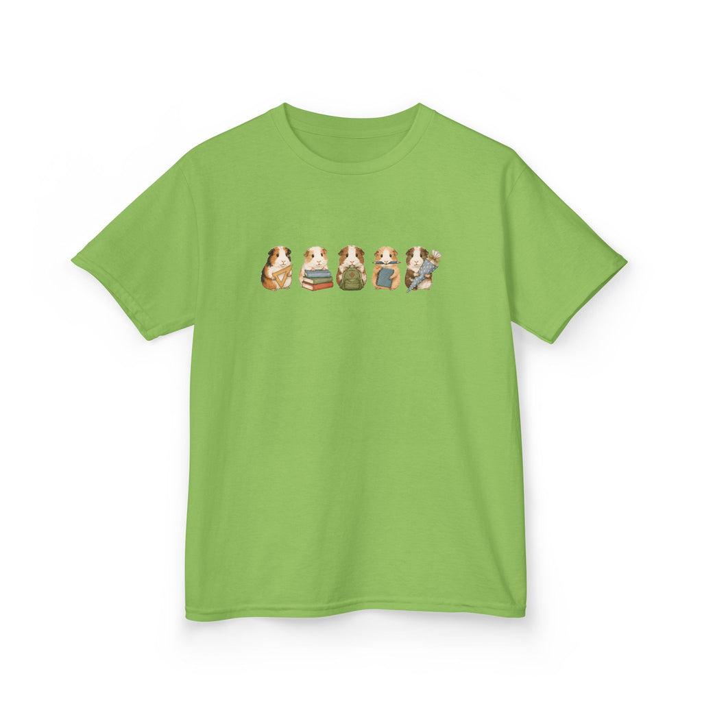 First Day of School Kids T-Shirt - Cute Guinea Pigs Back to School Shirt - First Day of School Gift for Boys and Girls