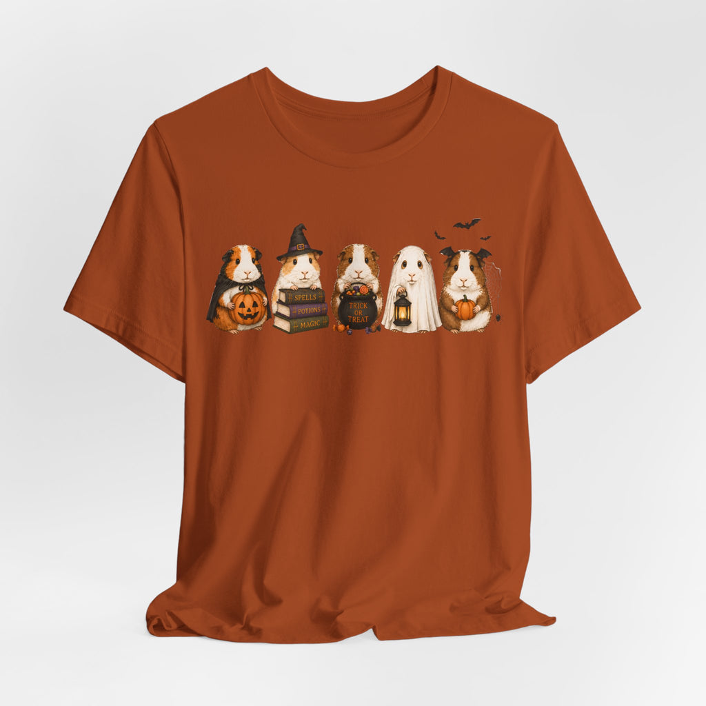 Halloween Guinea Pig T‑Shirt — Cute Pets in Costumes Tee