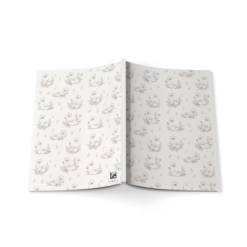 Botanical Guinea Pig A5 Notebook | Softcover Journal