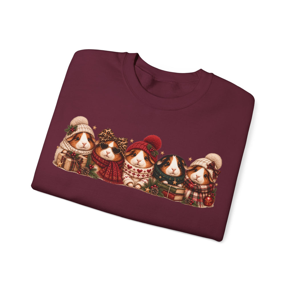 Guinea Pig Christmas Sweatshirt – Festive Crewneck