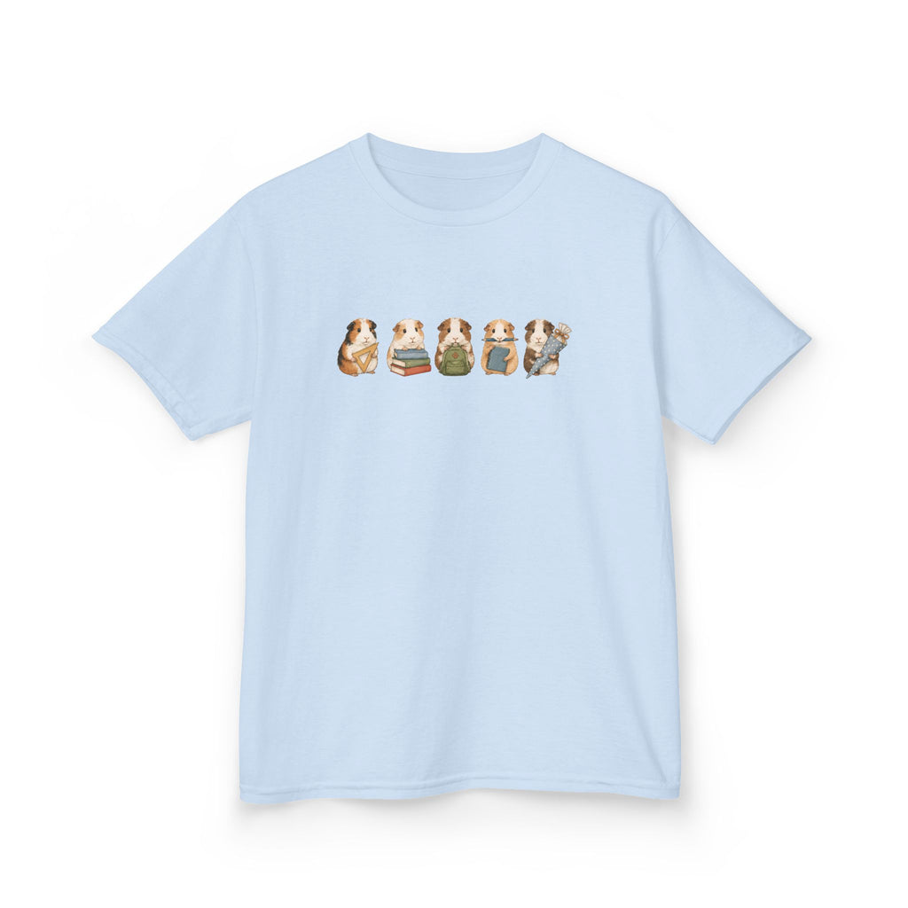First Day of School Kids T-Shirt - Cute Guinea Pigs Back to School Shirt - First Day of School Gift for Boys and Girls