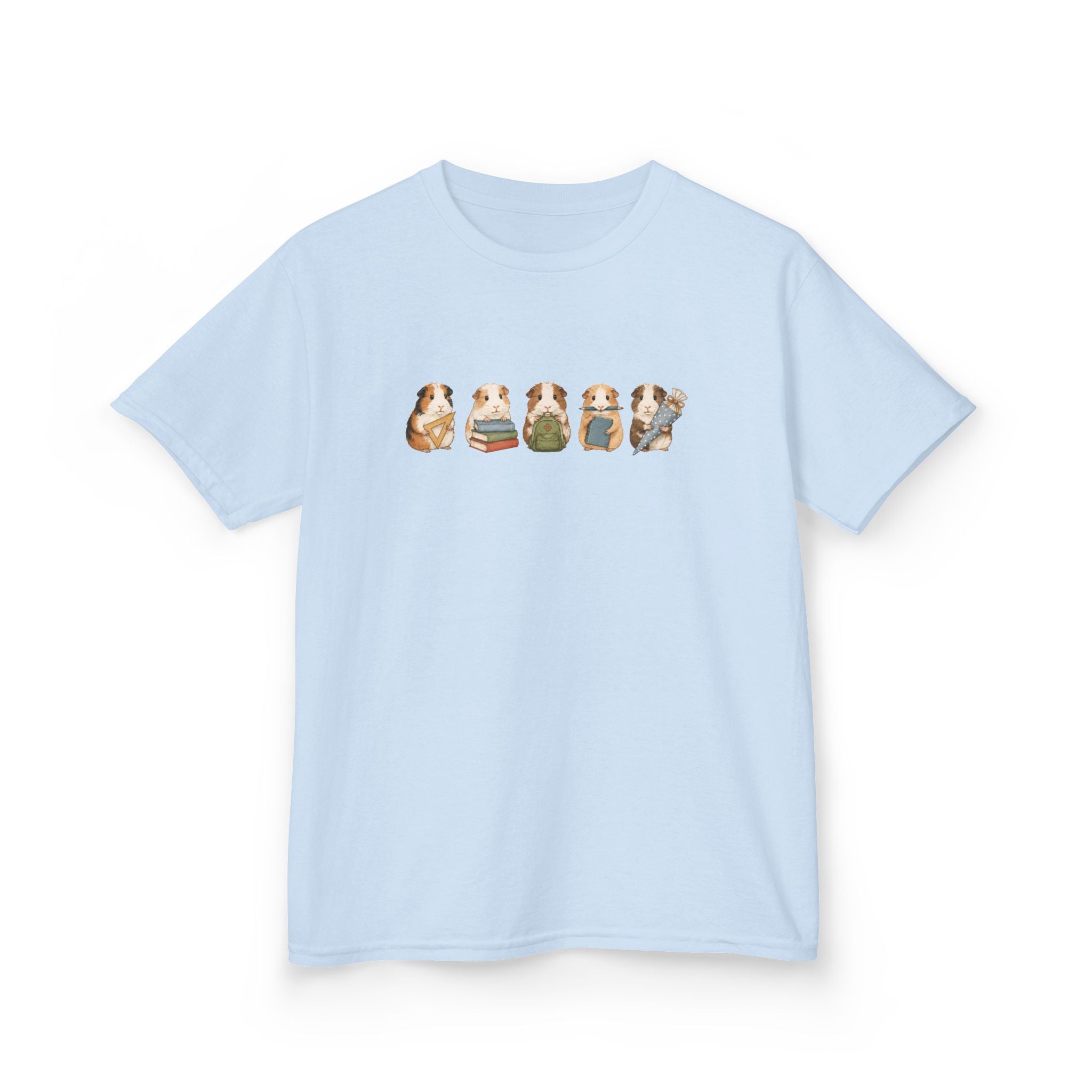 First Day of School Kids T-Shirt - Cute Guinea Pigs Back to School Shirt - First Day of School Gift for Boys and Girls