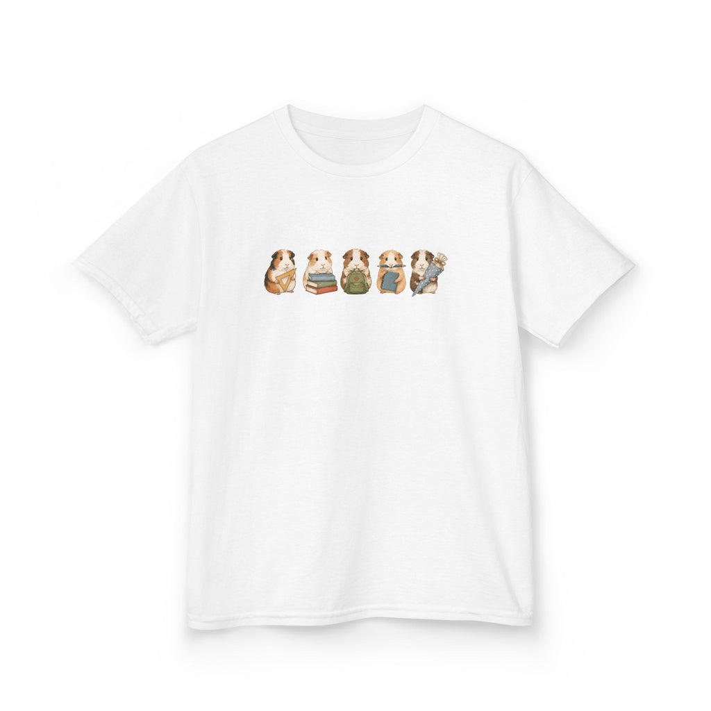 First Day of School Kids T-Shirt - Cute Guinea Pigs Back to School Shirt - First Day of School Gift for Boys and Girls