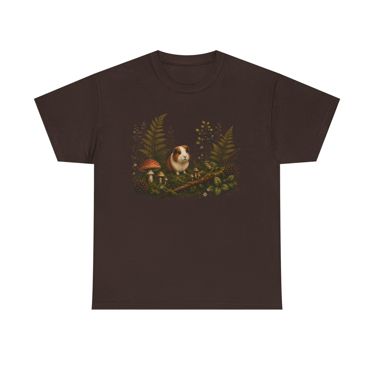 Guinea Pig Woodland T-Shirt | Botanical Cottagecore Tee