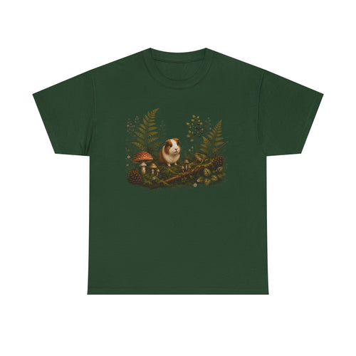 Guinea Pig Woodland T-Shirt | Botanical Cottagecore Tee