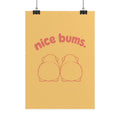 Nice Bums. Guinea Pig Poster – Cute Funny Guinea Pig Wall Art, Pet Lover Decor