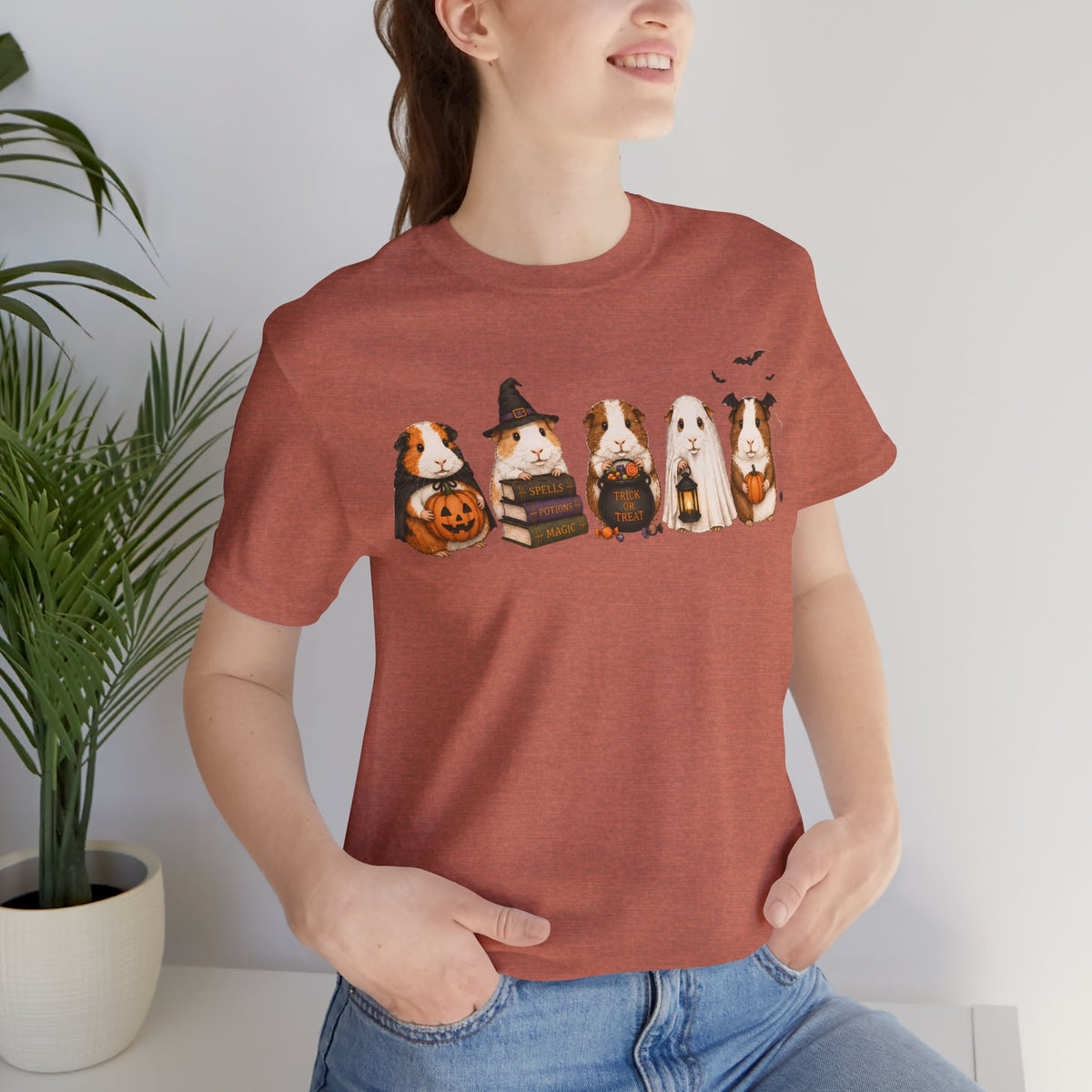 Halloween Guinea Pig T‑Shirt — Cute Pets in Costumes Tee