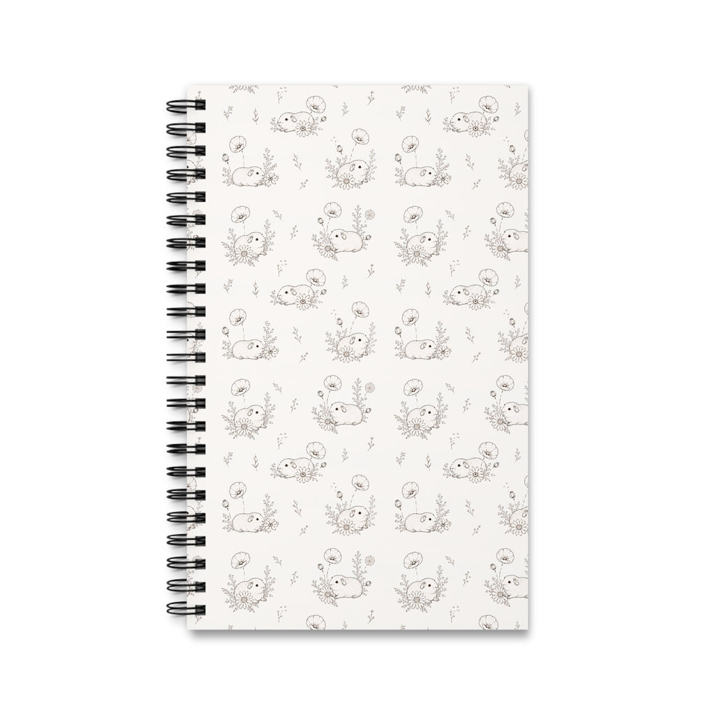 Botanical Guinea Pig Spiral Notebook
