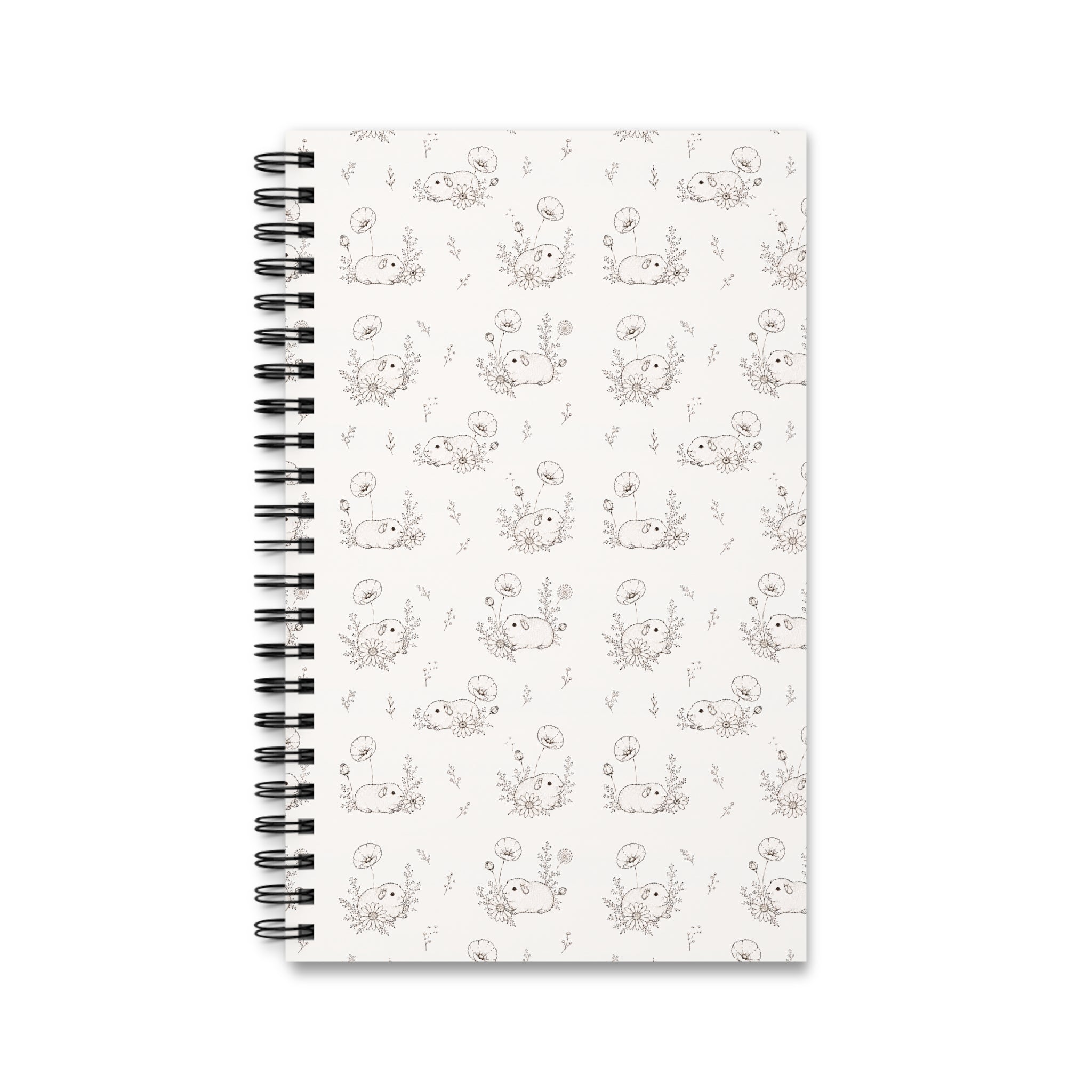 Botanical Guinea Pig Spiral Notebook