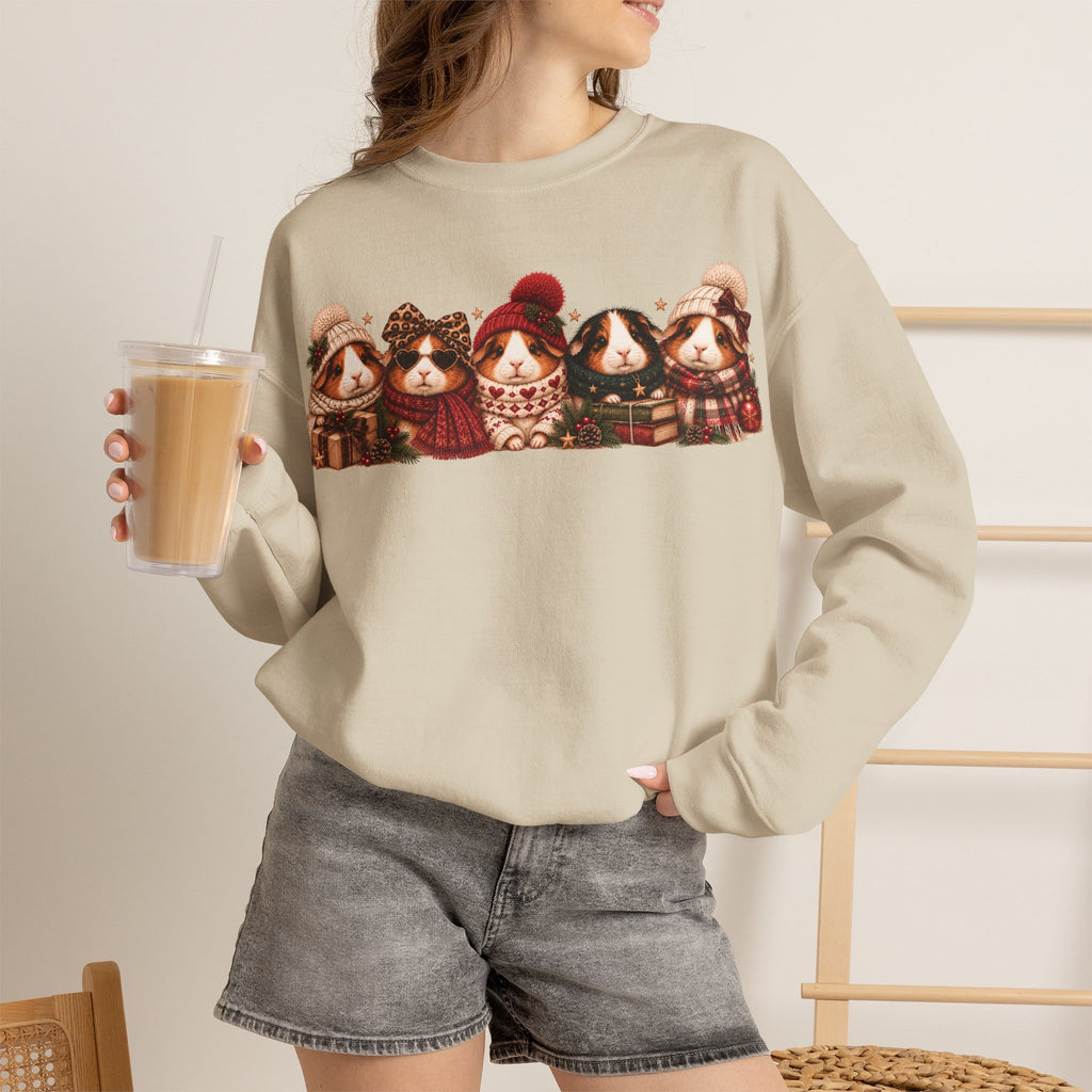 Guinea Pig Christmas Sweatshirt – Festive Crewneck