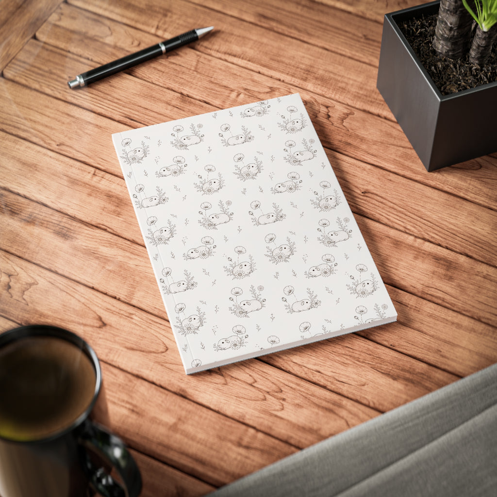 Botanical Guinea Pig A5 Notebook | Softcover Journal