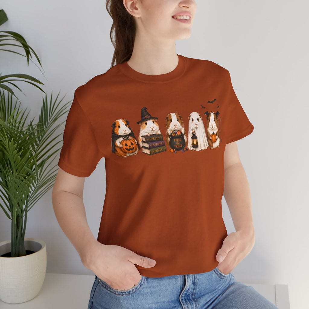 Halloween Guinea Pig T‑Shirt — Cute Pets in Costumes Tee