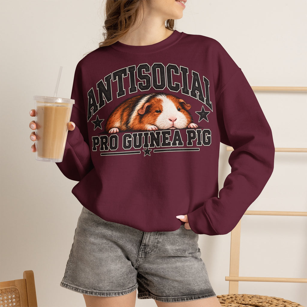 Antisocial Pro Guinea Pig Sweatshirt