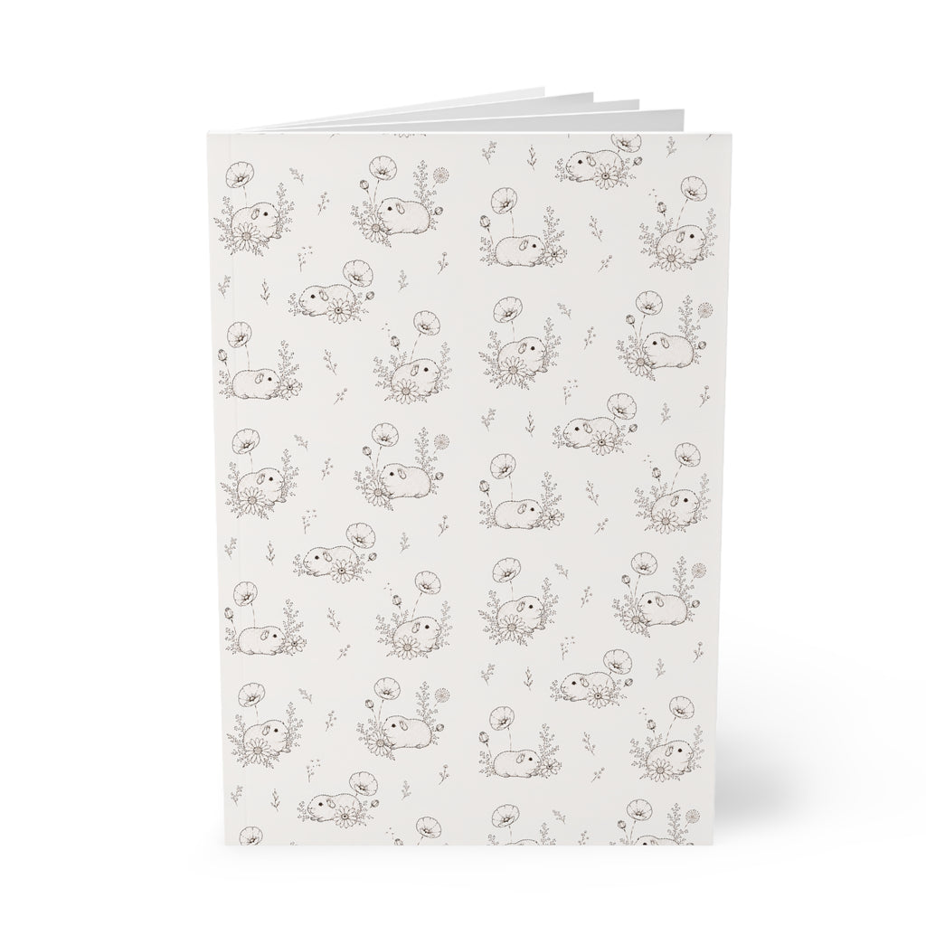 Botanical Guinea Pig A5 Notebook | Softcover Journal