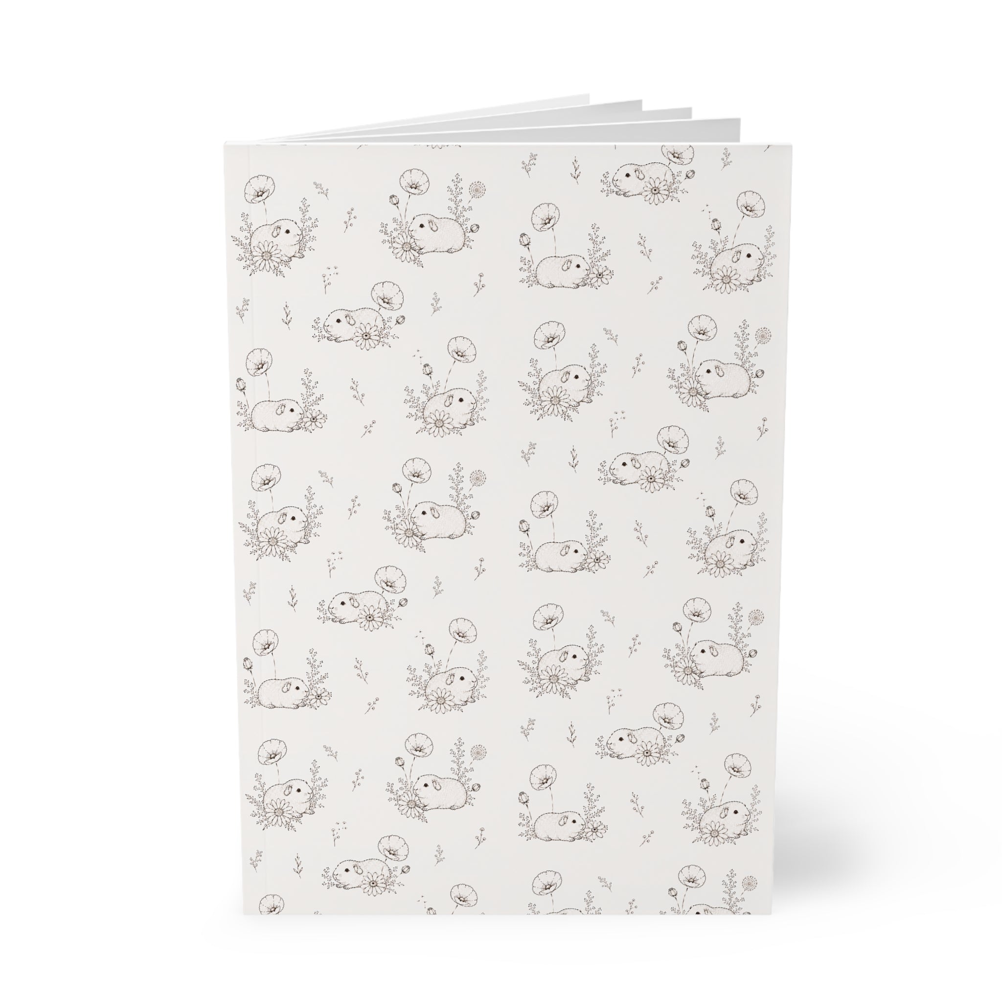 Botanical Guinea Pig A5 Notebook | Softcover Journal