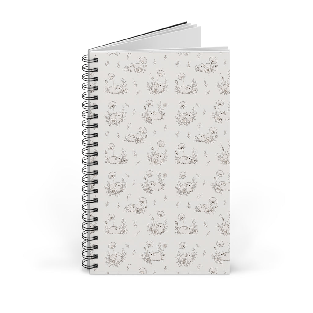 Botanical Guinea Pig Spiral Notebook
