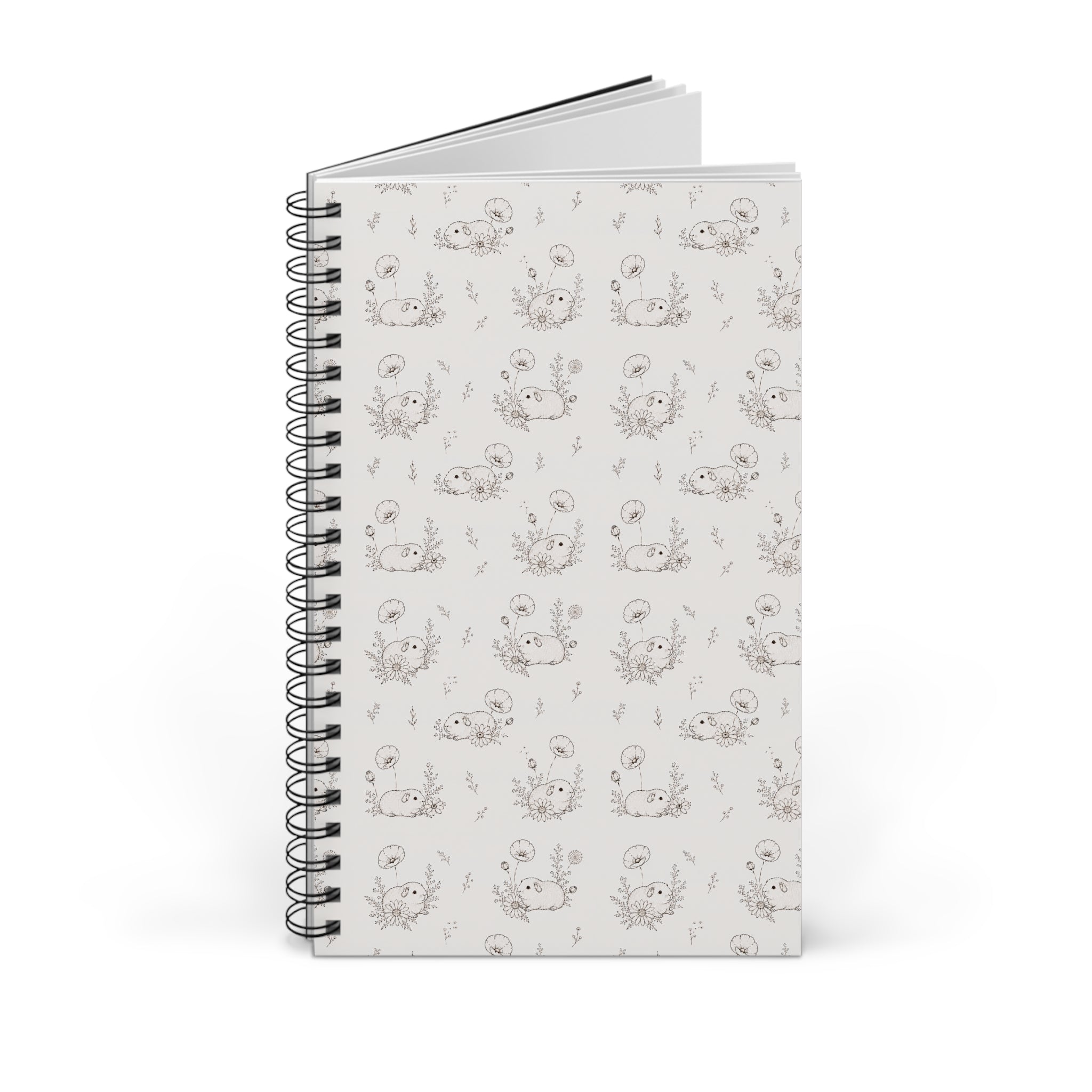 Botanical Guinea Pig Spiral Notebook