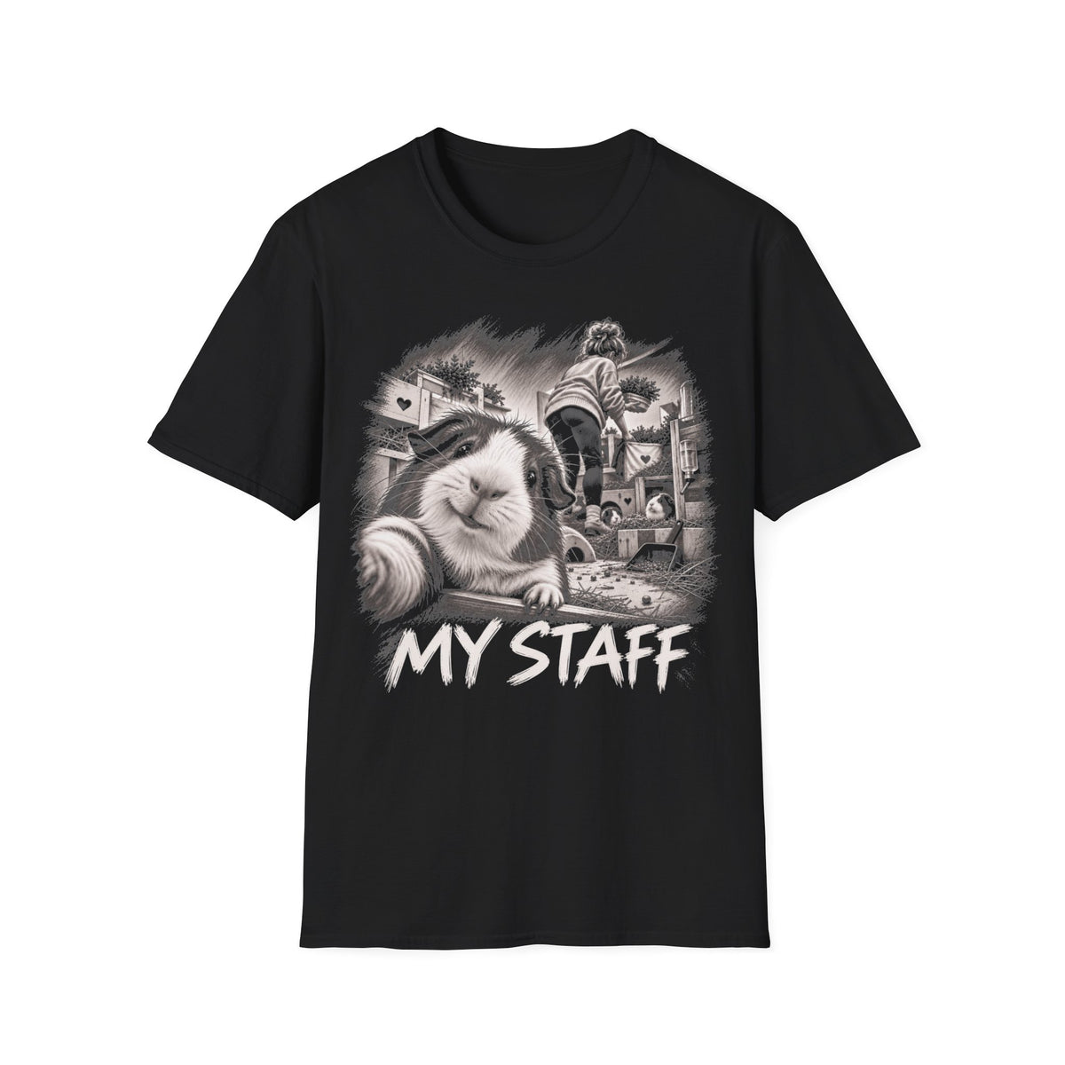 My Staff Guinea Pig Graphic T-Shirt