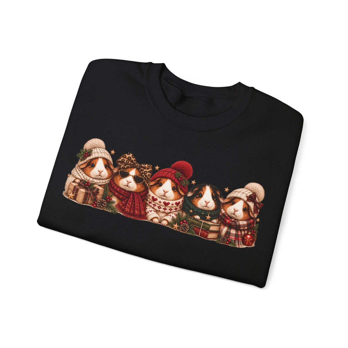 Guinea Pig Christmas Sweatshirt – Festive Crewneck