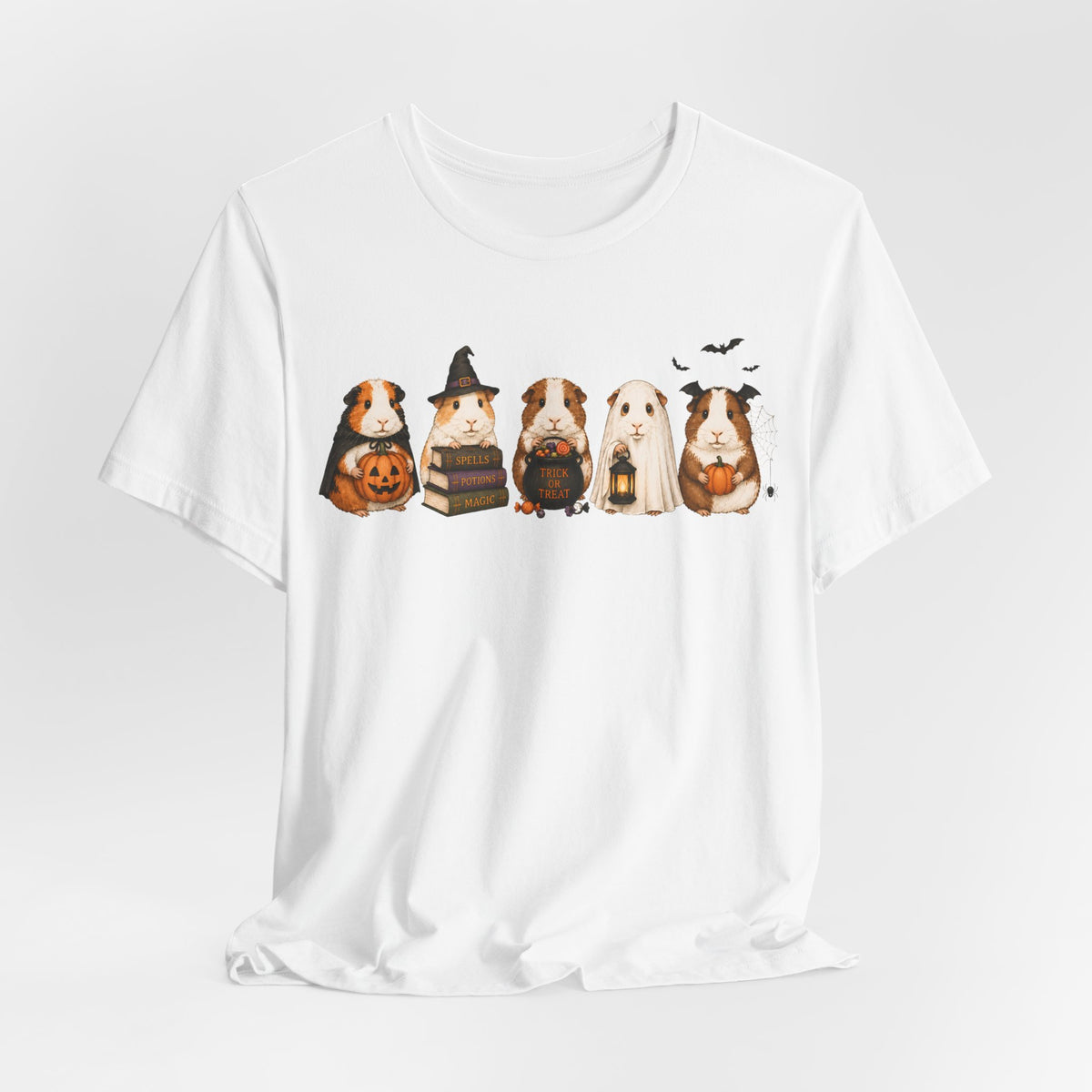 Halloween Guinea Pig T‑Shirt — Cute Pets in Costumes Tee