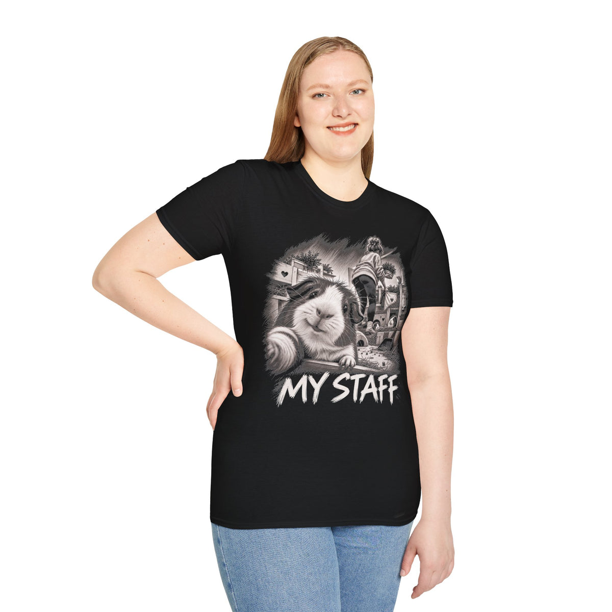My Staff Guinea Pig Graphic T-Shirt