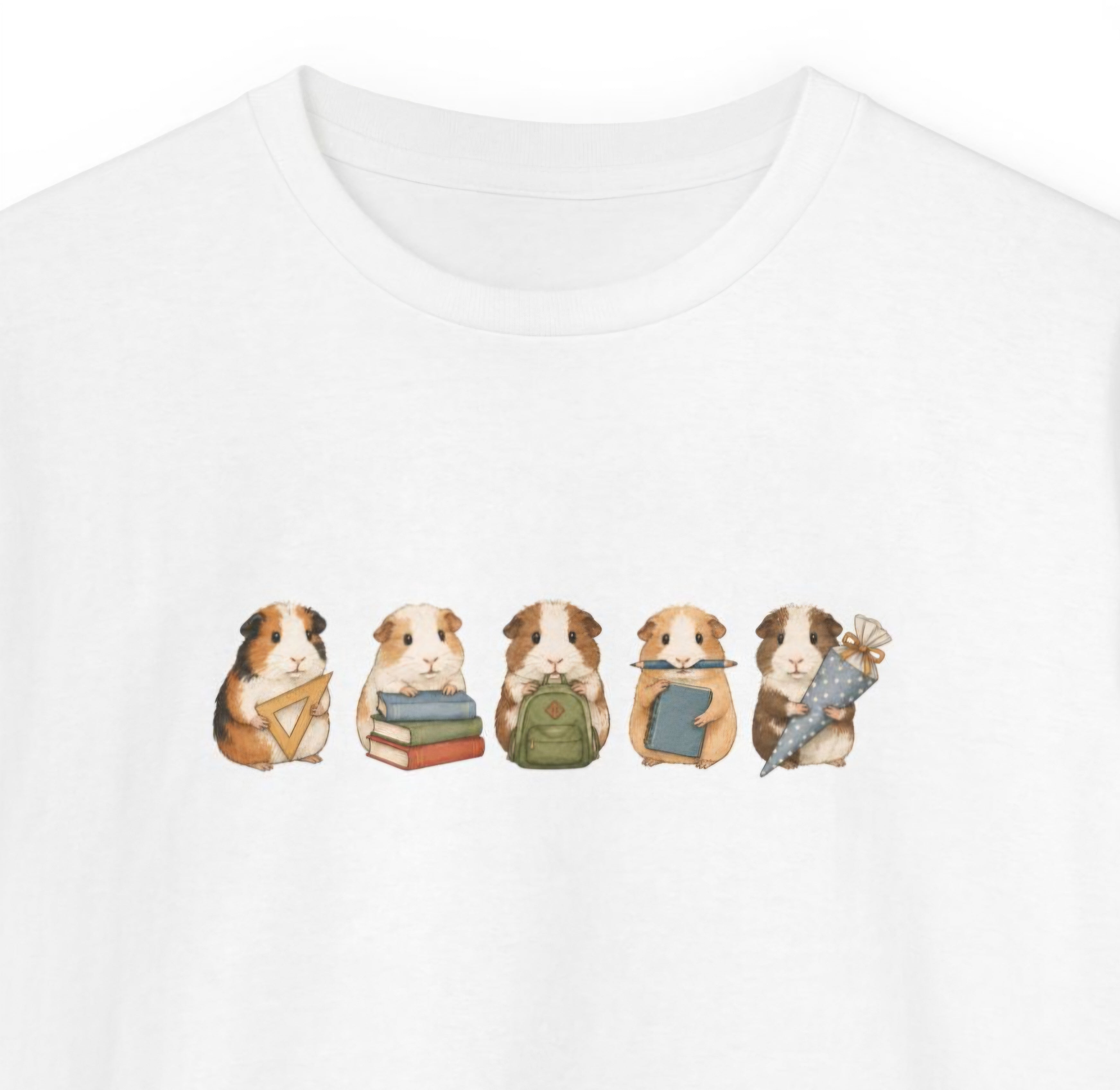 First Day of School Kids T-Shirt - Cute Guinea Pigs Back to School Shirt - First Day of School Gift for Boys and Girls